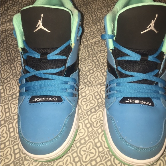 all light blue jordans